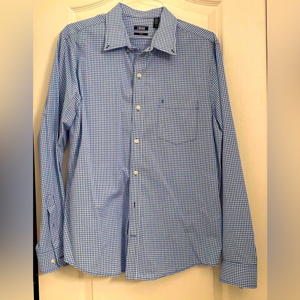 IZOD Men’s Shirt Sz L Slim Fit